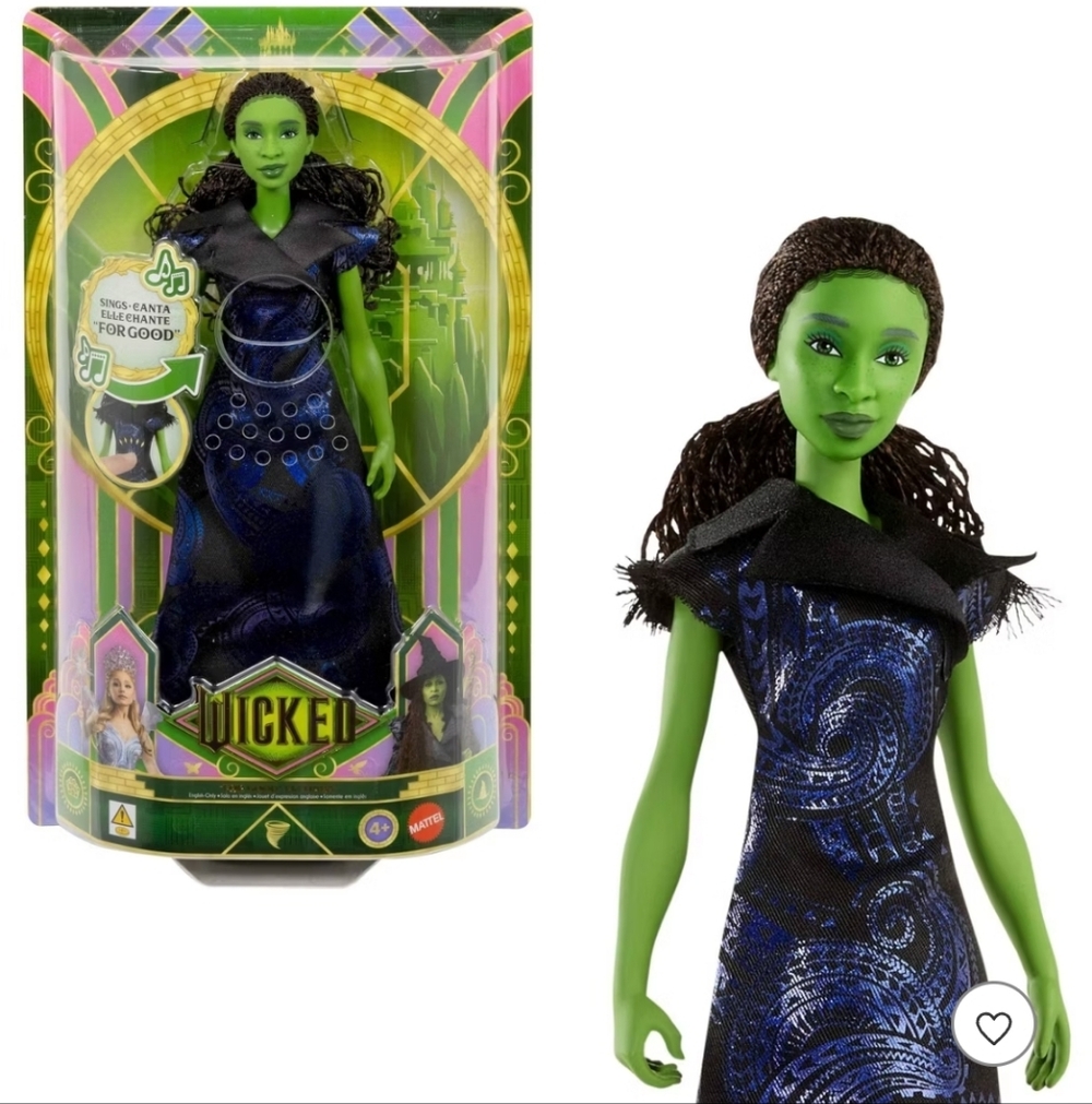Wicked: For Good Singing Elphaba Doll